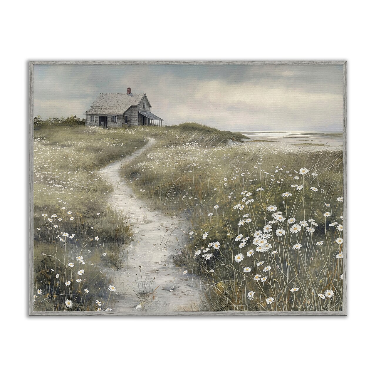 Stupell Industries Path To Coastal Cottage Framed Giclee Design by Imagine It Images